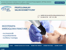 Tablet Screenshot of oceanurody.com.pl